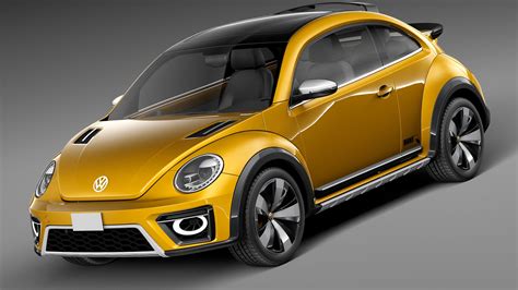 Volkswagen Beetle Dune Concept 2014 VRAY Modelo 3D 129 3ds C4d