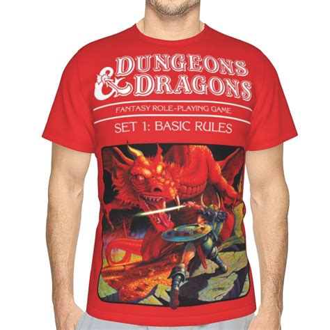 Men Women Dnd Dungeons And Dragons Shirts Short Sleeve Cosplay Adults Anime T Shirts Crew Neck