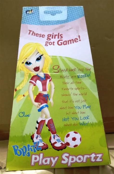 絕版 罕見 2007年 MGA Bratz Play Sportz Soccer Fashion Doll Chloe 1盒 興趣及遊戲