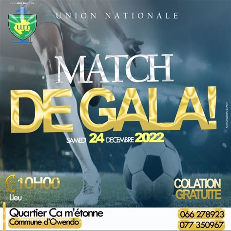 Gabon Match De Gala Pour L Union Nationale GabonClic Info