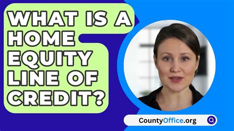 What Is A Home Equity Line Of Credit Youtube