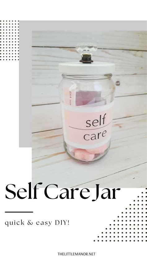 Diy Self Care Ideas Jar Self Care Hand Care Kit Self