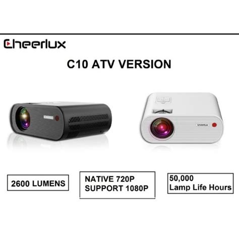 Jual Proyektor Cheerlux C10 Wifi Mirolink ATV Version Shopee Indonesia