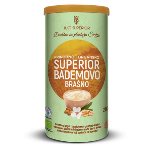 Organsko bademovo brašno Just Superior 200g Just Organic