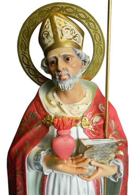 Religious Image Of Saint Augustine Of Hippo Doctor Of The Church