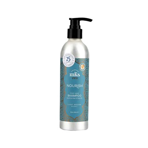 Mks Eco Nourish Shampoo For Fine Hair Th Anniversary Silver Edition