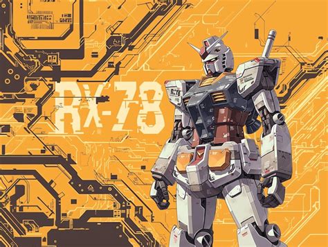 Premium Photo | A poster of a robot with the number 7 on it