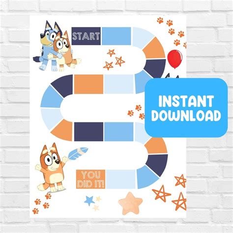 Bluey Potty Training Chart Printable