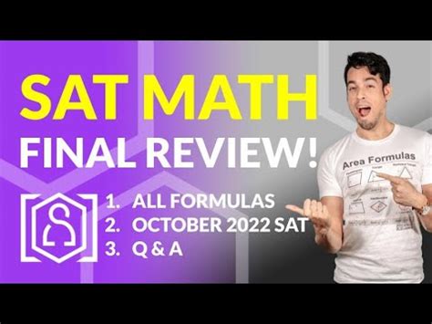 SAT Math FULL REVIEW Everything You Need For An 800 On The November