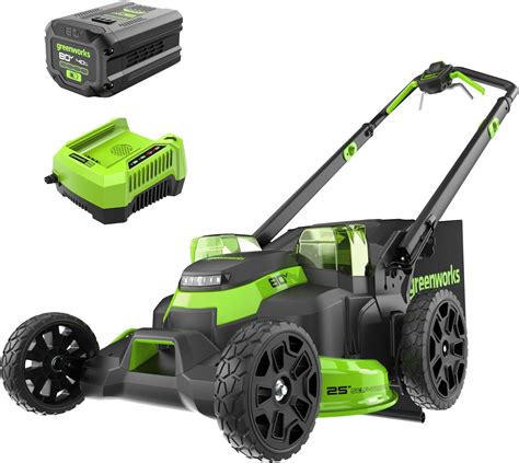 Greenworks 80v 25 Brushless Cordless Self Propelled Dual Blade Lawn Mower Led