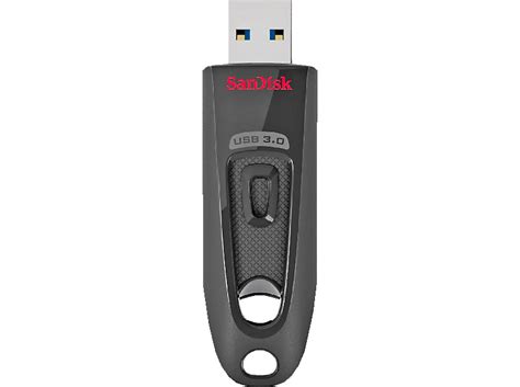 SANDISK Cruzer Ultra USB-Stick, 64 GB, 100 MB/s, Schwarz USB-Stick ...