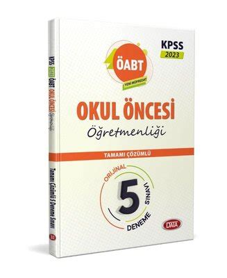 KPSS 2023 ÖABT Okul Öncesi Öğretmenliği Tamamı Çözümlü Orijinal 5