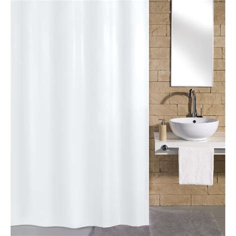 Kleine Wolke Rideau De Douche Kito 180x200 Blanc Leroy Merlin