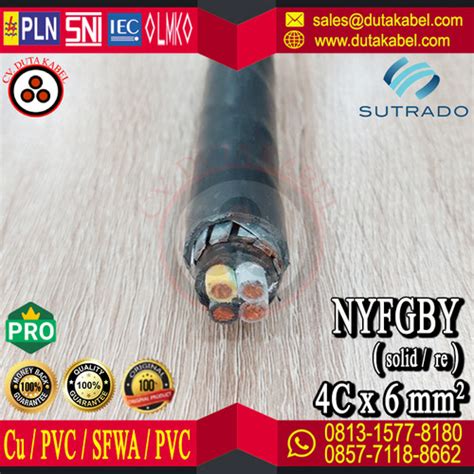 Promo Kabel NYFGBY 4x6 Mm2 SUTRADO 4 X 6 Mm2 4x6mm2 4x6 Mm 4x6mm 4 X 6