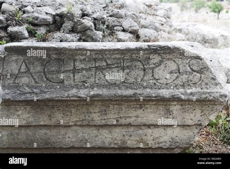 The historic ancient ruins of Corinth and Acrocorinth archaeological ...