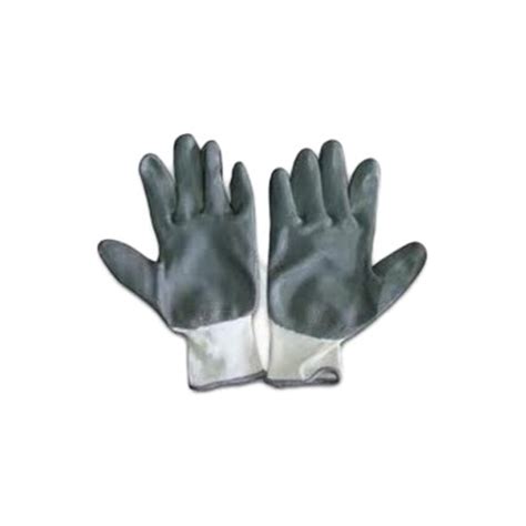 Charcoal Grey PU And Nitrile Coated Safety Glove Full Fingered At Rs