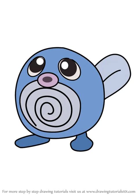 Learn How to Draw Poliwag from Pokemon GO (Pokemon GO) Step by Step ...