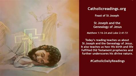 Bible Verse Of The Day For March 20 2023 St Joseph And The Genealogy