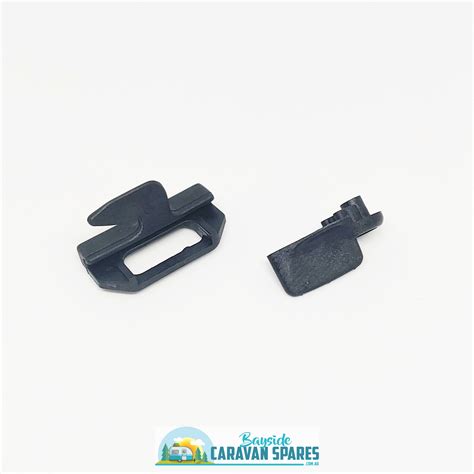 CAMEC Windout Window Slide Lock Assembly - Black - Bayside Caravan Spares