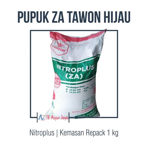 Jual Pupuk ZA Tawon Hijau NITROPLUS Ecer 1 Kg Shopee Indonesia