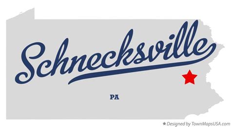 Map of Schnecksville, PA, Pennsylvania