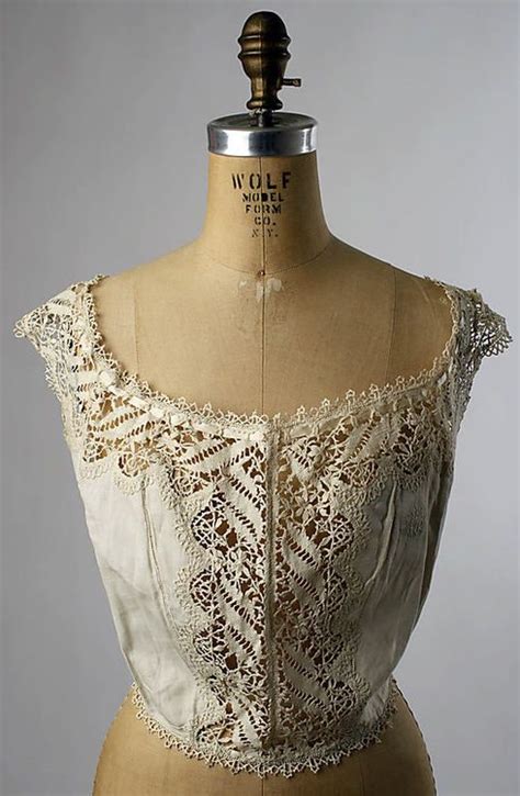 Corset Cover 1900s The Metropolitan Museum Of Art Edwardian Corsets