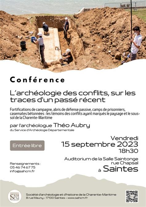 Conf Rence Larch Ologie Des Conflits Sur Les Traces Dun Pass