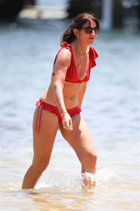 Davina Mccall In A Red Bikini At A Beach In Sydney Hawtcelebs