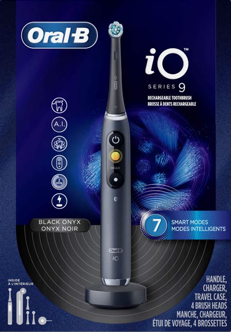 Oral B Io Series Connected Rechargeable Electric Toothbrush Onyx