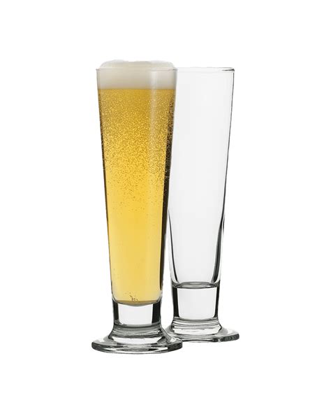 Buy Ecology Classic Clear Beer Glass Pilsner Glasses Glassware Barware Set 4pc 420ml Online Low