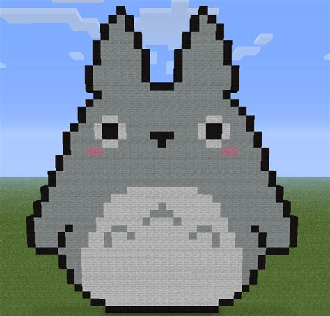 Totoro Pixel Art by narufan111 on DeviantArt