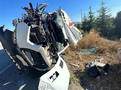 Burdur da trafik kazası 1 ölü 1 yaralı Son Dakika