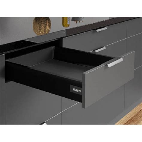 Harn Ritma Drawer Kit 83mmh Black Lengths From 270mm To 550mm Soft