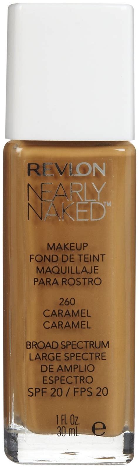 Revlon Nearly Naked Liquid Makeup Broad Spectrum Spf 20 260 Caramel