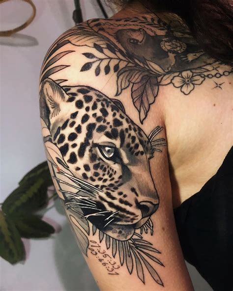 Leopard Print Arm Tattoo