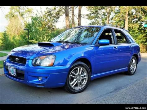2005 Subaru Impreza Wrx Manual Wagon