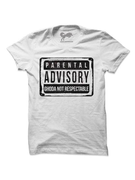 Parental Advisory (White) T-shirt | Official Samay Raina Merchandise ...