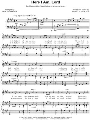 "Here I Am, Lord" Sheet Music - 17 Arrangements Available Instantly ...