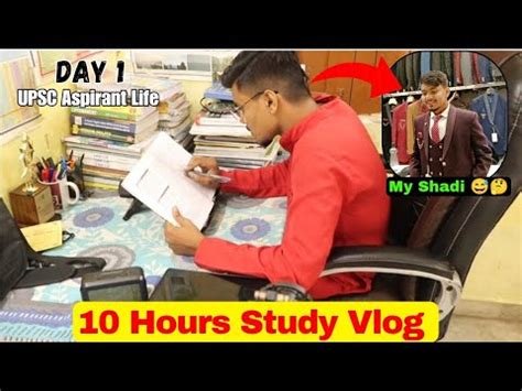 Hr Upsc Study Vlog My Shadi A Day In The Life Of A Upsc