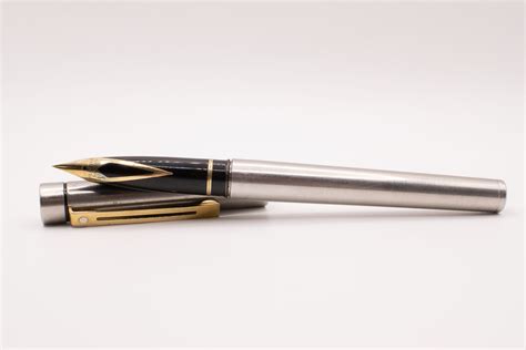 Stylo Plume Sheaffer Targa Acier Satin S Atelier Lesoon