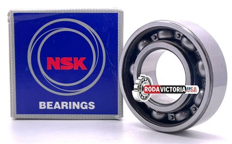 NSK 6205 Z Bearing 25x52x15 mm 6205Z Open One Side - Rodavictoria USA