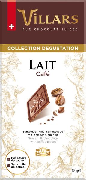 Шоколад Villars молочный с хрустящей кофейной крошкой 100г (Швейцария ...