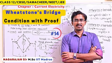 What Is Wheatstone Bridge Unbalanced Condition Proof Derivation