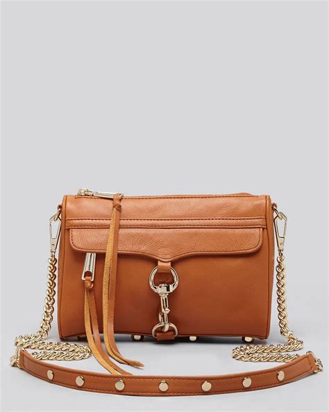 Rebecca Minkoff Crossbody Clutch Mini Mac In Brown Lyst