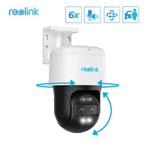 Reolink Trackmix Poe K Ptz Security Camera Poe Ip Camera With Dual