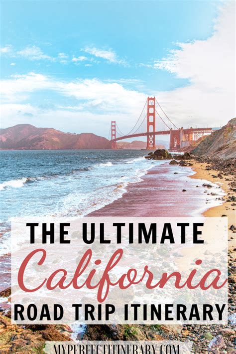 California Road Trip Itinerary - 7 Days along PCH!