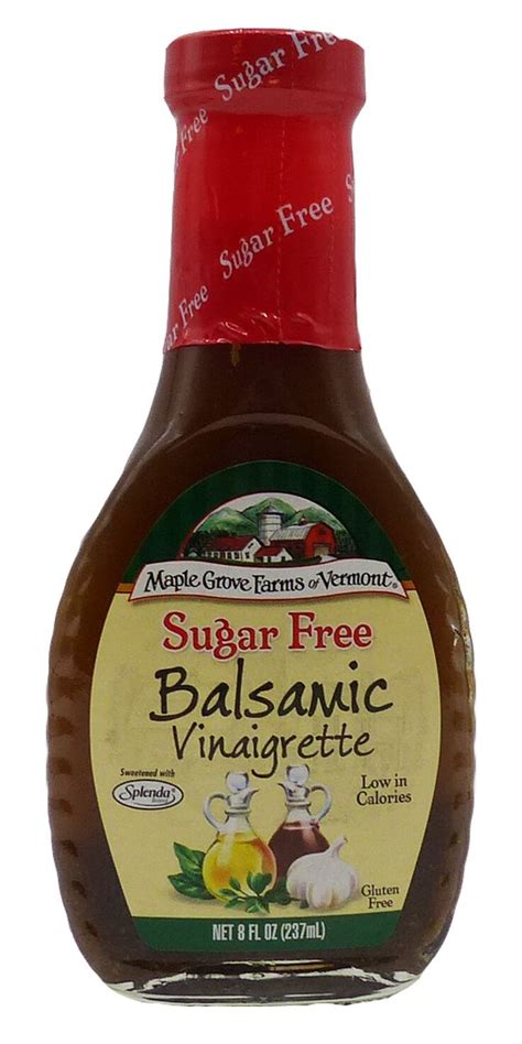 Maple Grove Farms Sugar Free Salad Dressing Balsamic Vinaigrette 8 Fl