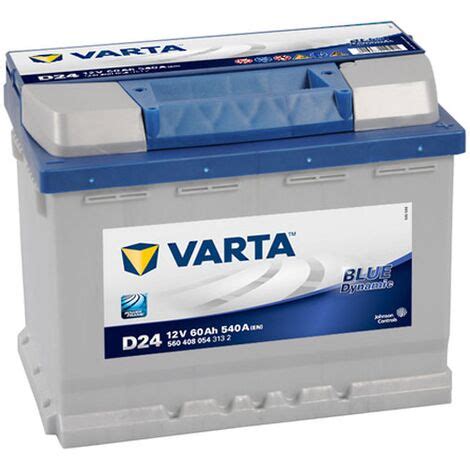 Batterie de démarrage Varta Blue Dynamic L2 D24 12V 60Ah 540A