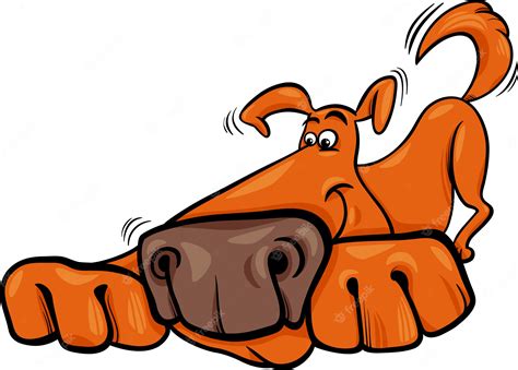 Funny dog cartoon - vector clip art - Clip Art Library