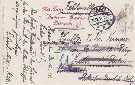 Deutsches Reich 1914 Ansichtskarte Postkarte Deutsche Grüße aus den